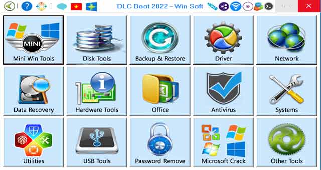 تحميل اسطوانة الصيانة DLC Boot 2022 لجميع برامج اكتشاف واصلاح اخطاء النظام والهارديسك